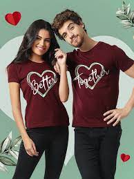 couple printed tshirts
